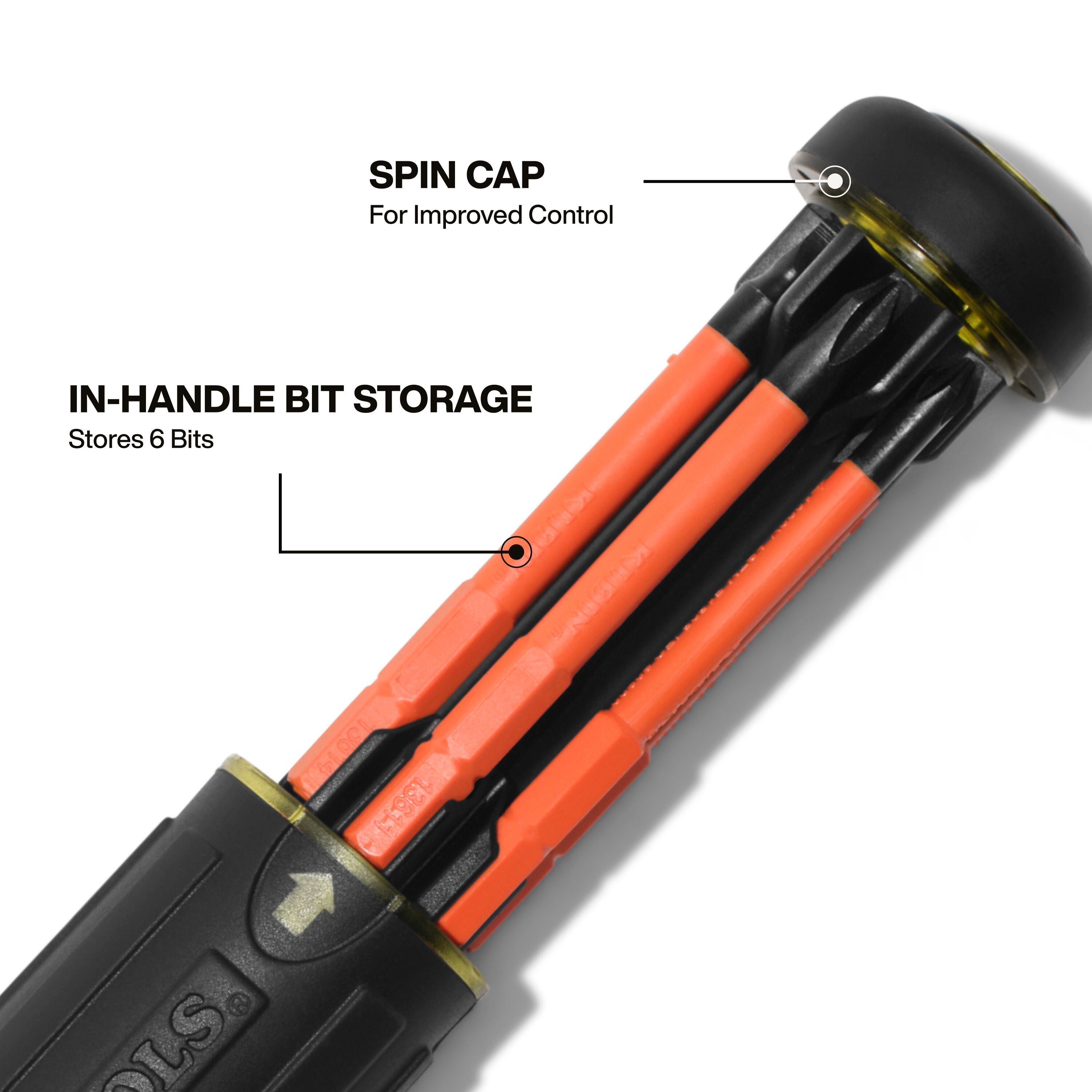 Klein Tools 32306INS 6-in-1 Insulated Auto-Lock Screwdriver