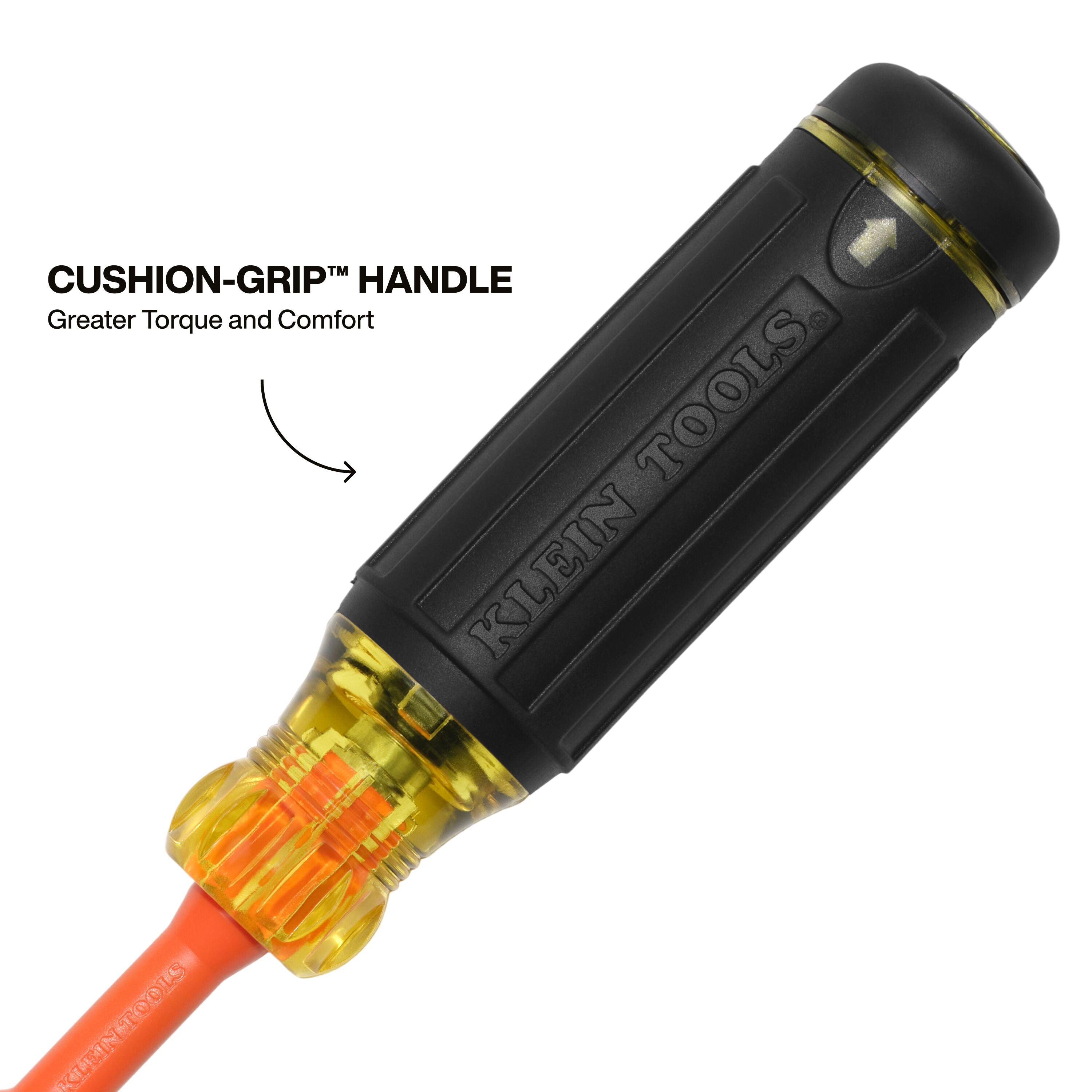 Klein Tools 32306INS 6-in-1 Insulated Auto-Lock Screwdriver