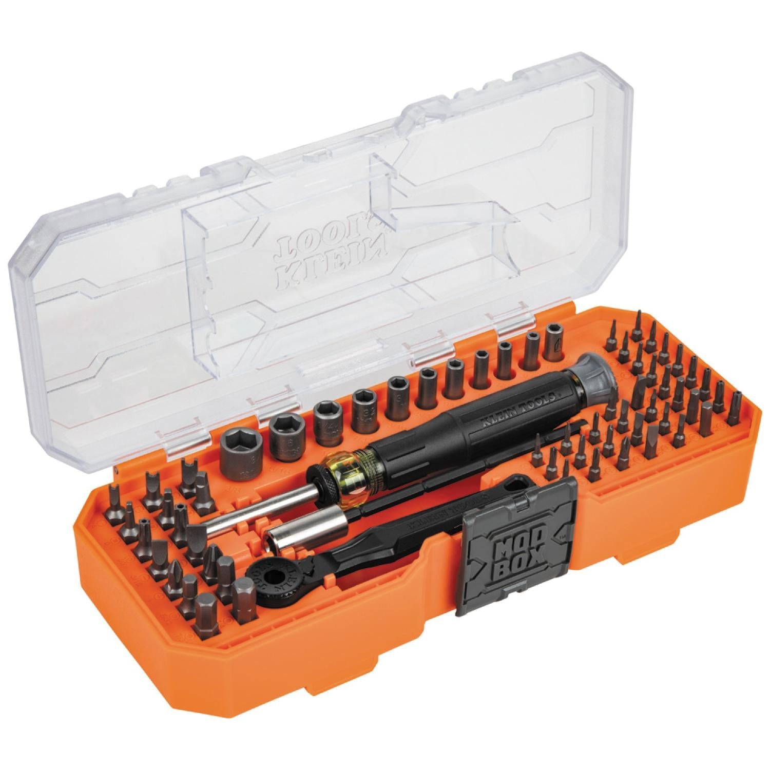 Klein Tools 32787 Precision Ratchet and Driver System Kit. 64 Pc.